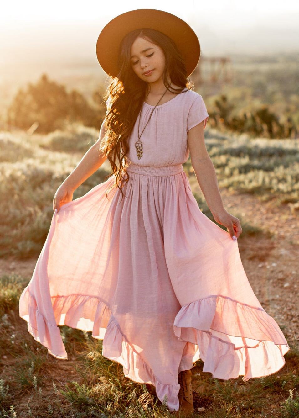 Joyfolie Mia Joy Briley Dress in Lilac Girl's Size 12